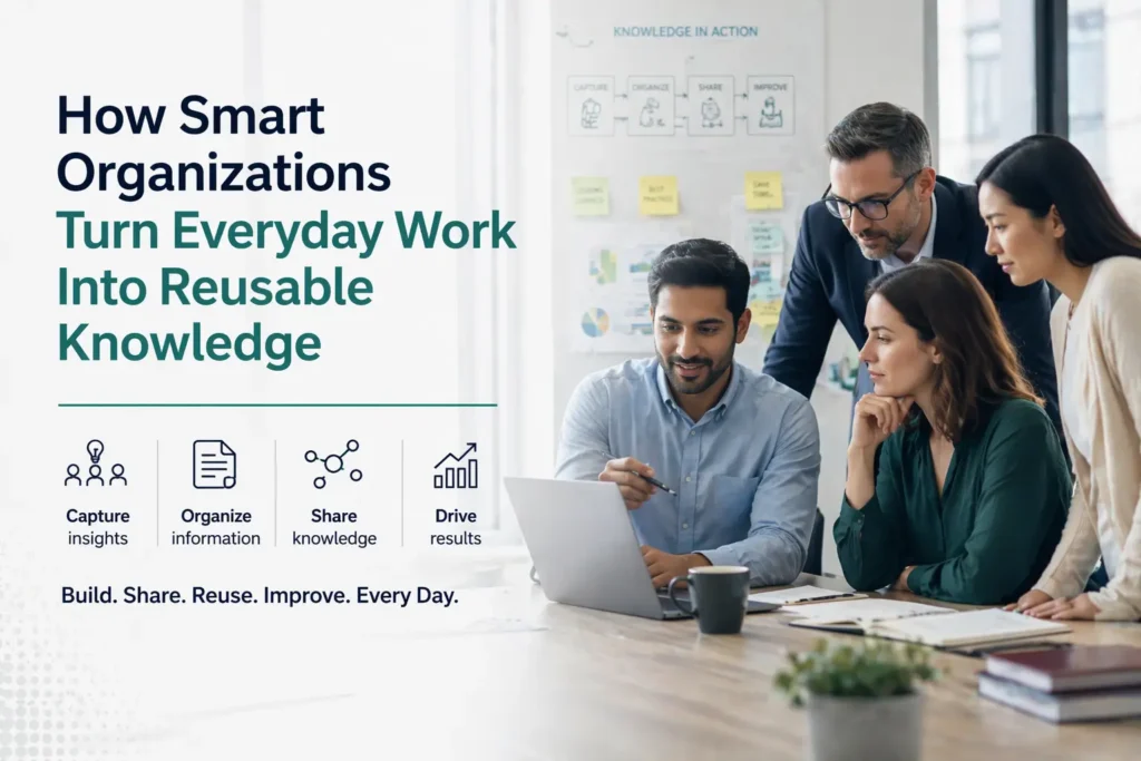 How Smart Organizations Turn Everyday Work Into Reusable Knowledge