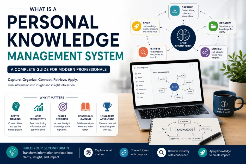 Personal knowledge management system workflow