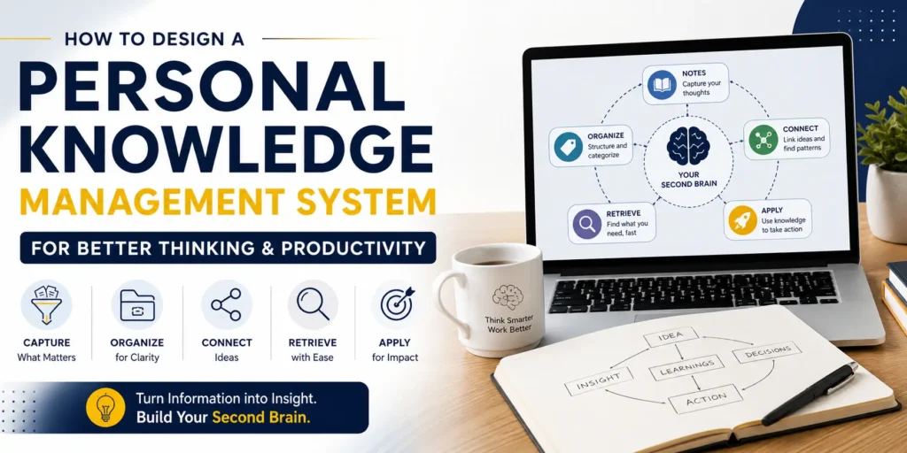 Personal knowledge management system workflow diagram