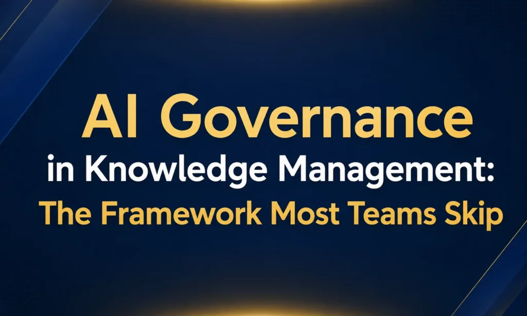 AI Governance Framework Slide